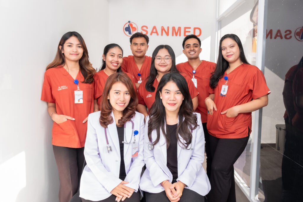 The Sanmed Canggu medical team
